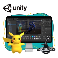 Мир игр на Unity 2D на популярном движке + AI-помощники - КИБЕРшкола программирования для детей, компьютерные курсы для школьников, начинающих и подростков - KIBERone г. Гуково
