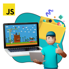 Программирование на JavaScript. Учимся создавать игры! - КИБЕРшкола программирования для детей, компьютерные курсы для школьников, начинающих и подростков - KIBERone г. Гуково